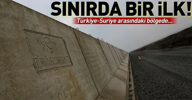 Türkiye’nin doğu sınırında bir ilk! Türkiye-Suriye arasındaki bölgede...