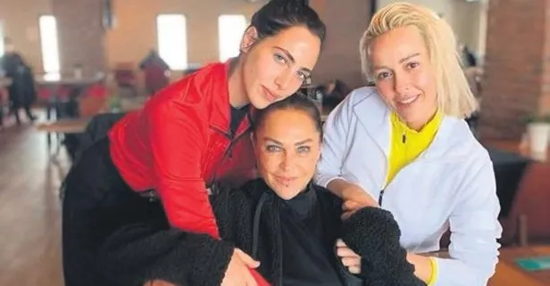 Hülya Avşar yeni yıla Uludağ’da girdi
