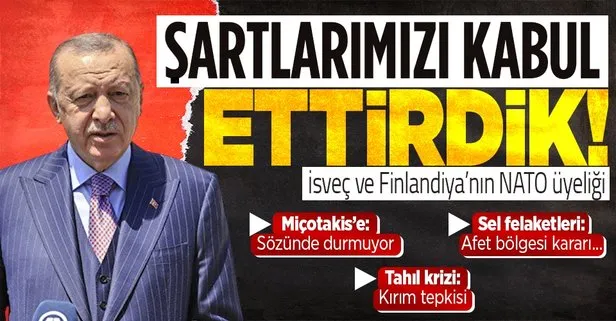Başkan Erdoğan’dan sel bölgesi ile ilgili flaş karar