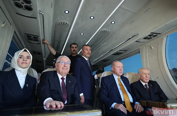 Ahlat'ta ecdada vefa! Başkan Erdoğan ve Bahçeli Selçuklu mezarlığını ziyaret etti | Han çadırında koyu sohbet - 14