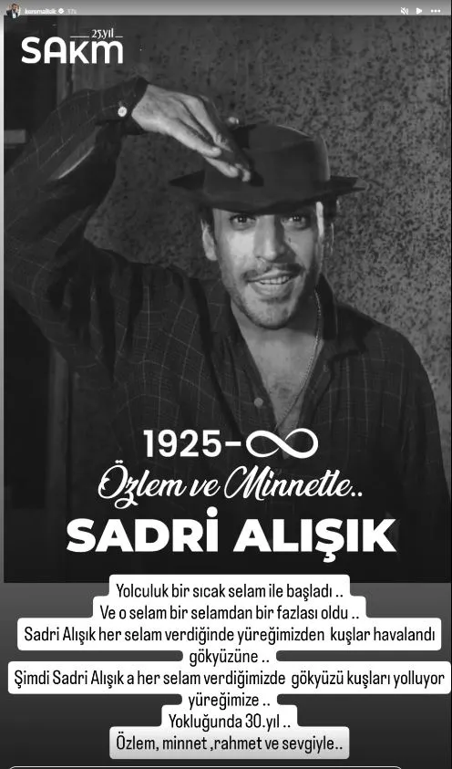 Aramızdan ayrılalı 30 yıl oldu! Kerem Alışık ölüm yıldönümünde babası Sadri Alışık'ı andı - 4