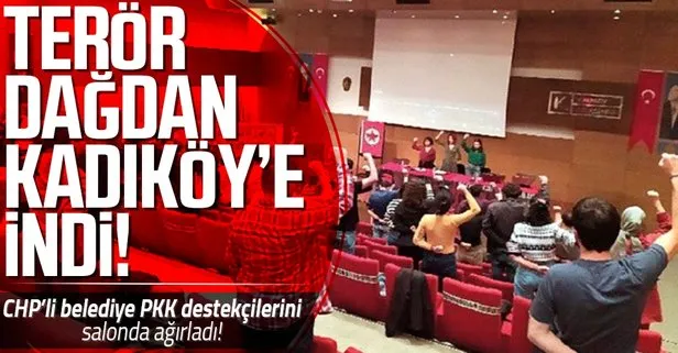CHP’li belediyeden terör destekçisi SGDF’ye ücretsiz salon! Terör dağdan Kadıköy’e indi
