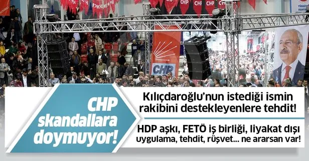 Rakibi adayı destekleyenlere tehdit!