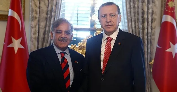 Başkan Erdoğan'ın bayram mesaisi devam ediyor! Pakistan Başbakanı Şahbaz Şerif'e telefon!
