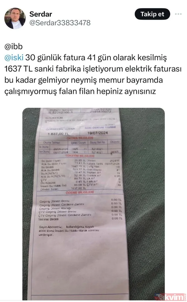 CHP'li İBB 3,3 milyar TL'lik SGK borcunu su faturaları üzerinden mi kapatmaya çalışıyor? İstanbullunun İSKİ isyanı: Usulsüzlük var - 5