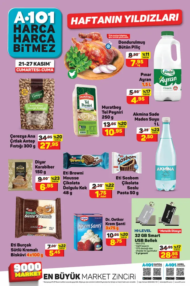 A101 aktüel ürünler kataloğu! A101 21-27 Kasım haftanın yıldızlarında neler var?-2