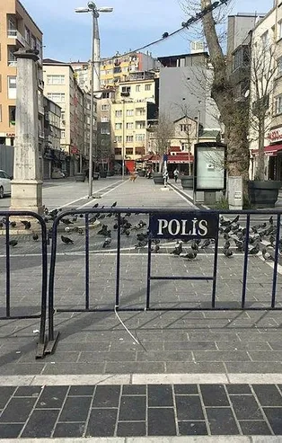 Son dakika: Kasımpaşa'nın en işlek caddeleri ve Kızılay Meydanı koronavirüs nedeniyle 14 gün süreyle kapatıldı