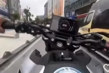 Trafik magandasından olay hareket