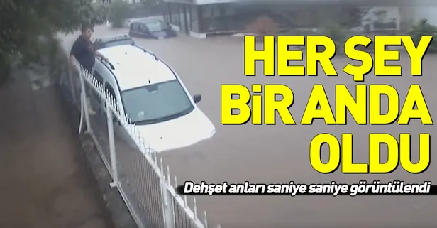 Bodrum'daki sel felaketi saniye saniye böyle kaydedildi