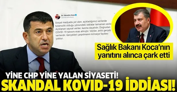 CHP’li Ağbaba’dan skandal Kovid-19 iddiası! Bakan Koca’dan jet cevap