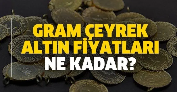 Altın son durum! 4 Mayıs gram çeyrek altın ne kadar? Altın fiyatları yeni haftada nasıl olacak?