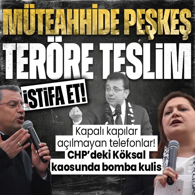 CHPde Burcu Köksal kaosu! Özgür Özelin istifa et çağrısına karşı çıktı: İstanbulu bir müteahhide peşkeş çektiniz, partiyi teröristlere teslim ettiniz! Siz istifa edin