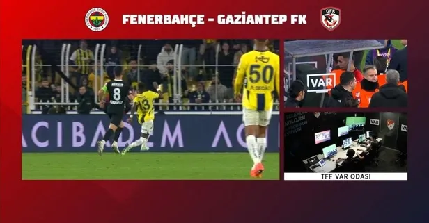 Fenerbahçe - Gaziantep FK maçının VAR kayıtları açıklandı! İşte Fred ile Bruno Viana arasındaki tartışmalı pozisyon
