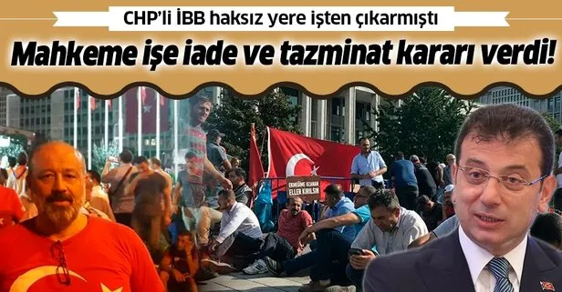 İstanbul 27. İş Mahkemesi, İBB tarafından işten çıkarılan Hasan Danalıoğlu’nun işe iadesine karar verdi