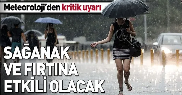 Meteoroloji'den son dakika yağış uyarısı!