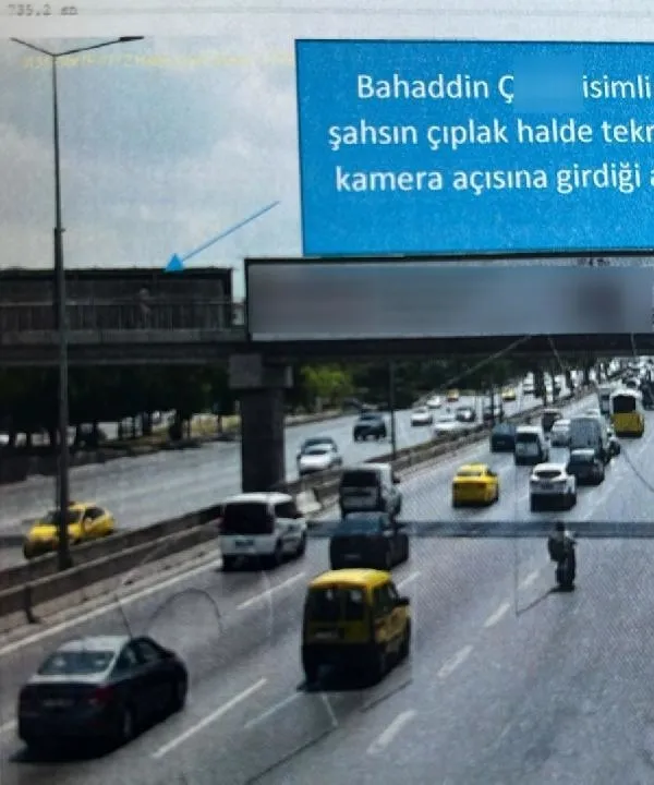 Maltepe'de akılalmaz sapıklık! Üst geçitte soyunup kadına saldırdı-3