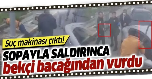 Son dakika: Arnavutköy’de bekçiye sopayla saldıran Y.D. suç makinası çıktı! Olay anı kamerada