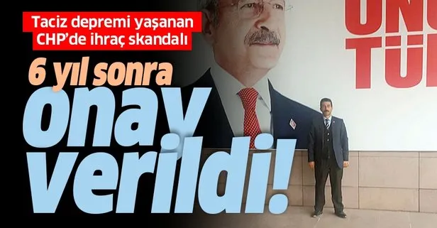 CHP’de taciz skandalları sürüyor! Tacizci başkanın ihracına 6 yıl sonra onay