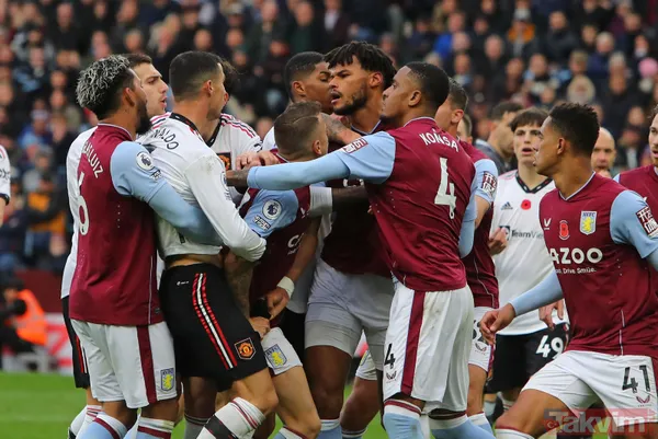 Manchester United'in yıldızı Cristiano Ronaldo çileden çıktı! Aston Villa'nın dev stoperi Mings'i yere serdi - 7