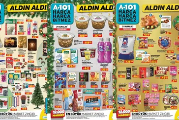 A101 21 Aralık yılbaşı kataloğu yayımlandı!