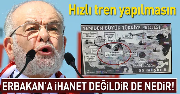 SP Genel Başkanı Karamollaoğlu: "Hızlı tren hizmet değil"