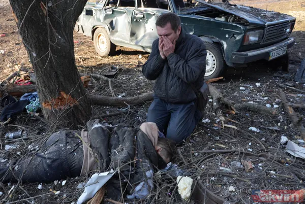 SON DAKİKA: Rusya Ukrayna'yı işgal ediyor! Savaştan en çarpıcı fotoğraflar: Halk metro istasyonlarına kaçtı... Gözlerde korku var - 49