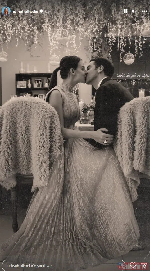 Hülya Koçyiğit'in torunu Aslışah Alkoçlar'dan eşi Kaan Demirağ'a romantik kutlama! İkinci kez anne olmuştu çocukları da paylaştı - 9