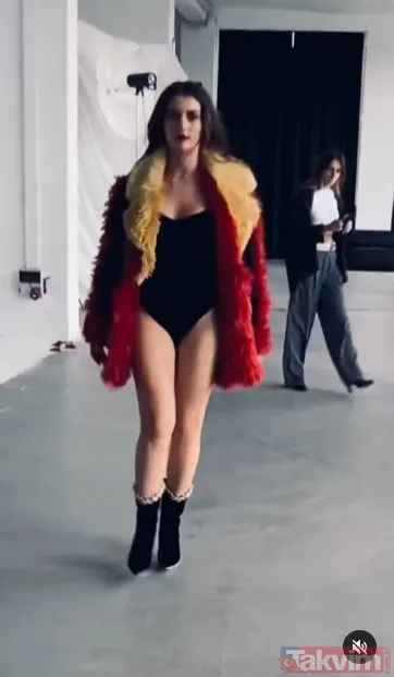 Burcu Özberk ‘Benim gözümden’ dedi ne var ne yok bir araya getirdi paylaştı! Önce bornozuyla sonra ise sütyensiz giydiği ceketiyle... - 3