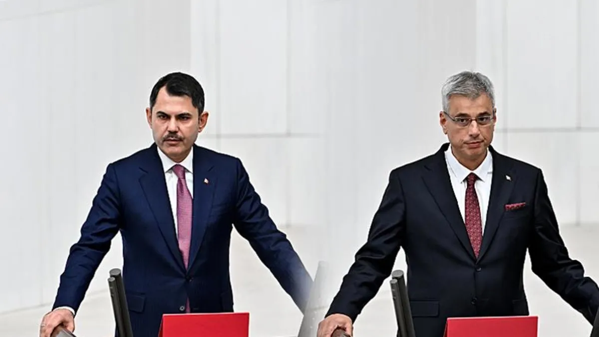 Çevre, Şehircilik ve İklim Değişikliği Bakanı Murat Kurum ve Sağlık Bakanı Kemal Memişoğlu yemin etti