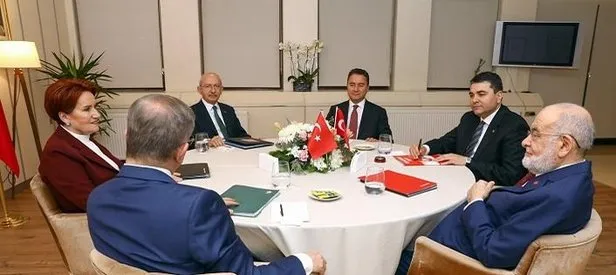 6+1’lik masada kılıçlar çekildi! HDP, CHP ve İP...