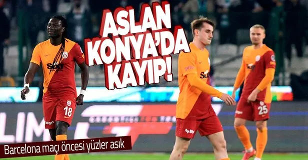 Aslan kayıplarda! Konyaspor - Galatasaray 2-0 | MAÇ SONUCU