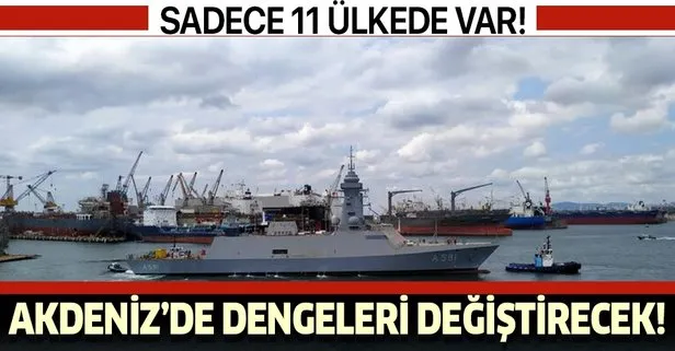 Akdeniz’de dengeleri değiştirecek: TCG Ufuk! Sadece 11 ülkede var...