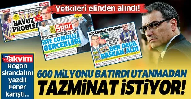 Fenerbahçe’de Comolli ile yollar ayrılacak! 600 milyonu batırdı utanmadan tazminat istiyor...
