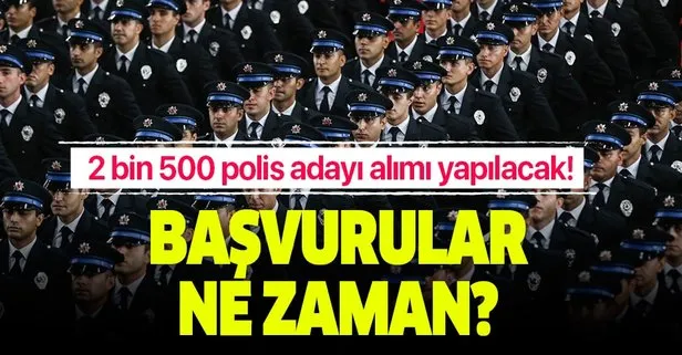PMYO 2 bin 500 polis adayı alımı ne zaman yapılacak?