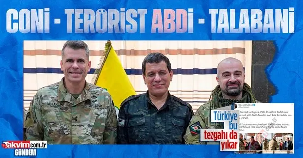 ABD’den yeni skandal! ABD’li McFarlane, Bafel Talabani ile birlikte terörist Ferhat Abdi Şahin ve Salih Müslim’i ziyaret etti
