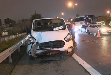 Ümraniye’de zincirleme kaza: 8 araç birbirine girdi