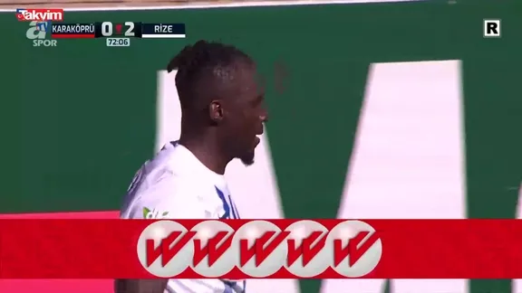 Gol: Karaköprü 0-2 Rizespor | Ali Sowe