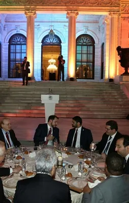 Bakan Albayrak enerji devlerini Dolmabahçe'de ağırladı