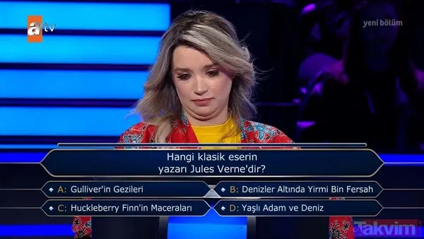 Kenan İmirzalıoğlu'nun sunduğu Kim Milyoner Olmak İster'de geceye damga vuran yarışmacı! Soruyu bilemeyince çekip gitti - 15