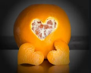 Portakalı soydum stresi kovdum!