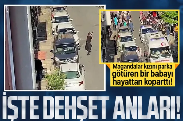 İstanbul Şişli'de otopark mafyasının çatışması kızını parka götüren babanın ölümüne neden olmuştu! Görüntüler ortaya çıktı!-1