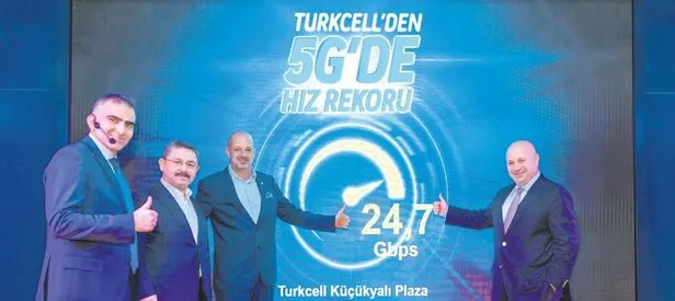 Turkcell 5G’de hız rekoru kırdı