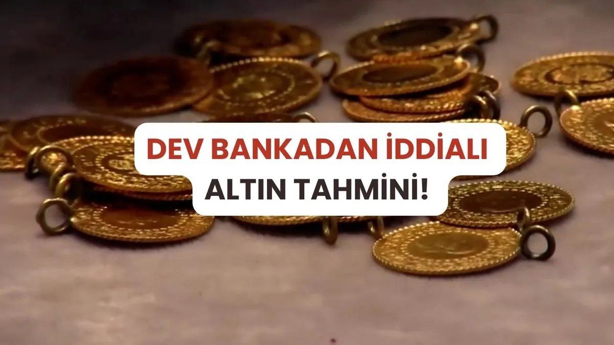 Altında fırtına öncesi sessizlik! Dev bankadan rekor tahmin geldi! Gram altın ve ons için yeni hedef ne?