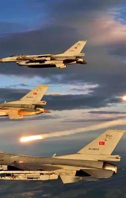 Türk jetlerini taciz ettiler