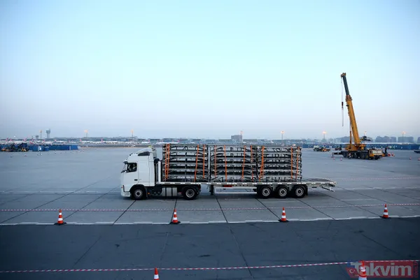 Tarihi taşınmada aprondaki son yoğunluk Kule'den de görüntülendi - 16