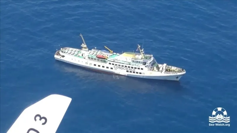 Gazze için yeniden yola çıkan Özgürlük Filosu Koalisyonu'nun Vicdan gemisi (Fotoğraf: AA)