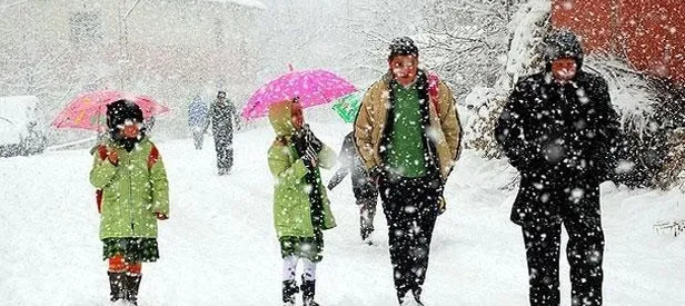 Bu illerde okullara kar tatili
