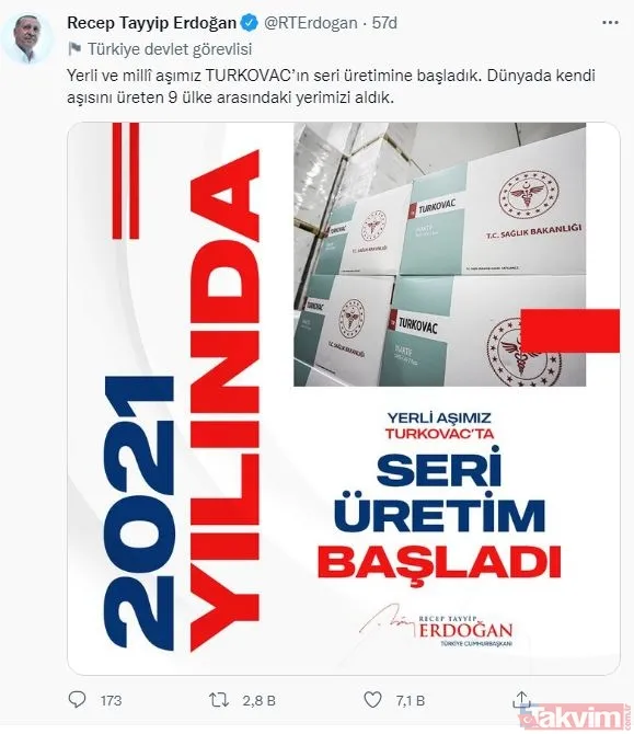 SON DAKİKA: Başkan Recep Tayyip Erdoğan'ın 2021 yılında imza attığı projeler - 45