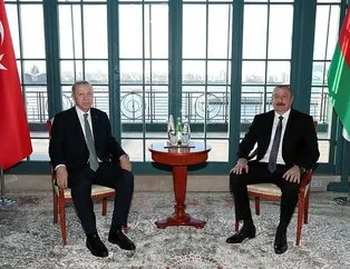 Başkan Erdoğan, Aliyev ile görüştü!