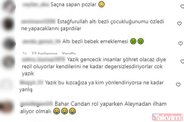 Aleyna Tilki hem tarzı hem pozlarıyla olay oldu! Görenin ağzı açık kaldı sosyal medya ayağa kalktı! “Altı bezli bebek...” - 6